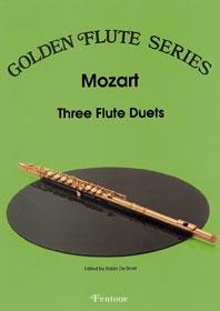 Mozart: Three Flute Duets (K296, K310, K575) published by Fentone